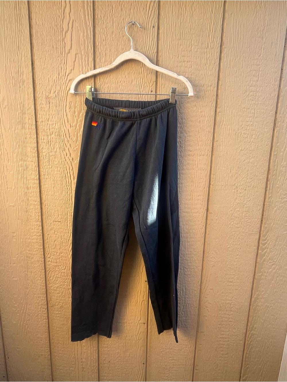 Womens Aviator Blue Cropped SweatPants